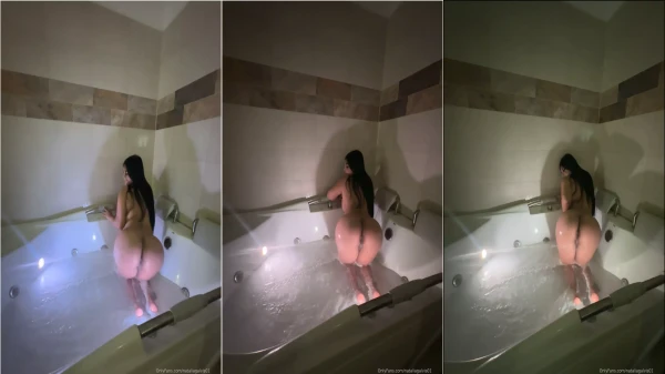Filtró un video de Natalia Galvis mientras se baña en la bañera