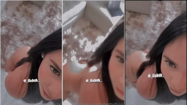 Lisbeth, llena de curvas irresistibles, mostrándose a sí misma como solo sabe cómo hacer